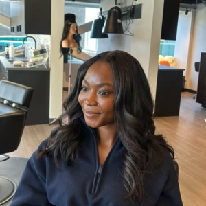 Sew-in leave out service with 2 straight bundles