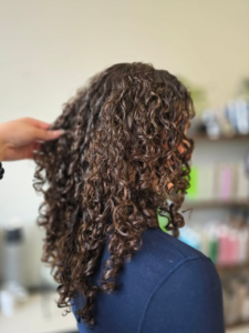 A lil curl refresh cut